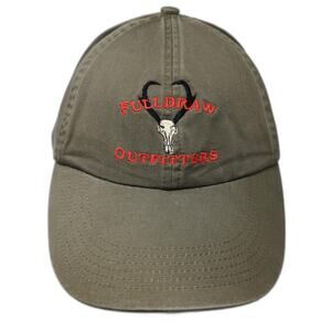 Fulldraw Outfitters Slideback Baseball Cap Green One Size Adjustable Falcon